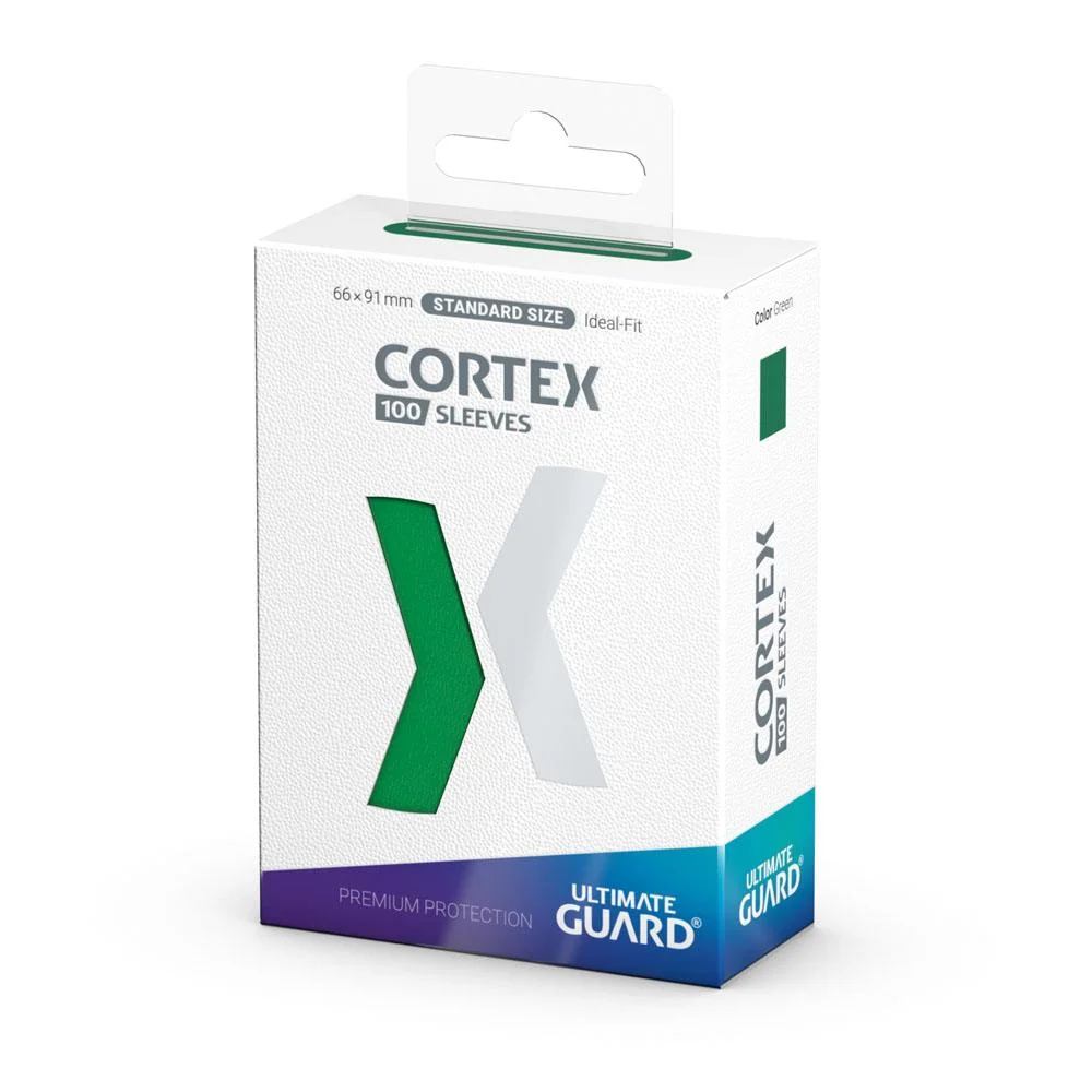 Ultimate Guard Cortex Sleeves Standard Size 66 x 91 mm (100 Sleeves) - Green
